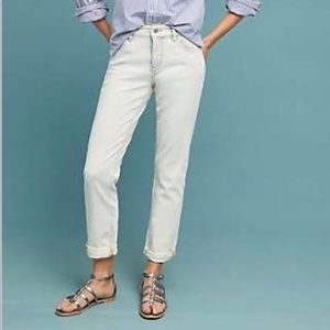 Pilcro and Letterpress for Anthropologie Slim Boyfriend Fading Jeans